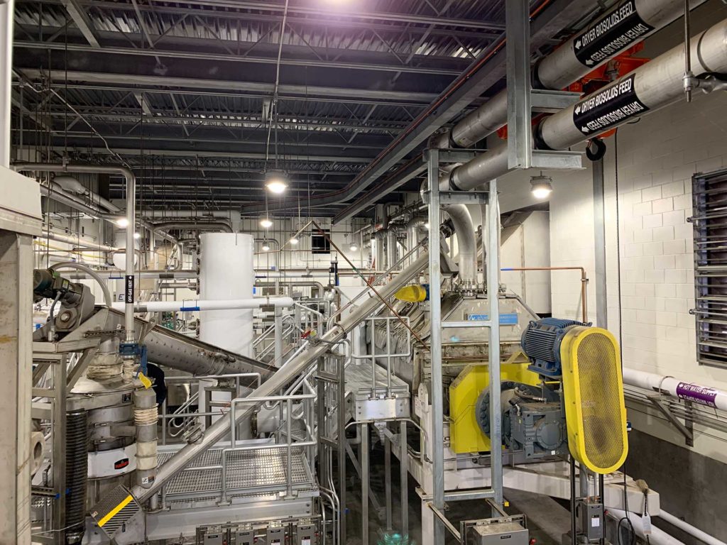 The HRRSA biosolids management dryer facility.