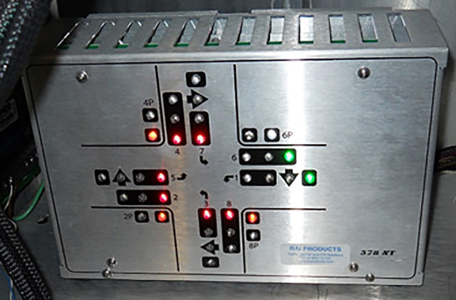 A component of a signal timing cabinet