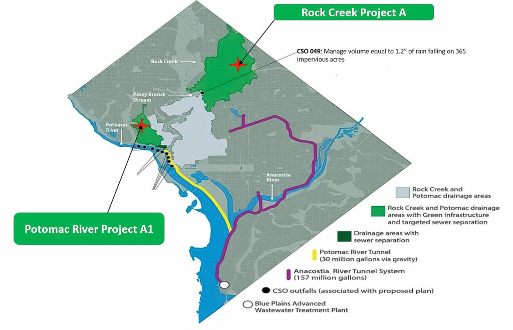 Green Infrastructure Installations in Washington, D.C. Project Overview