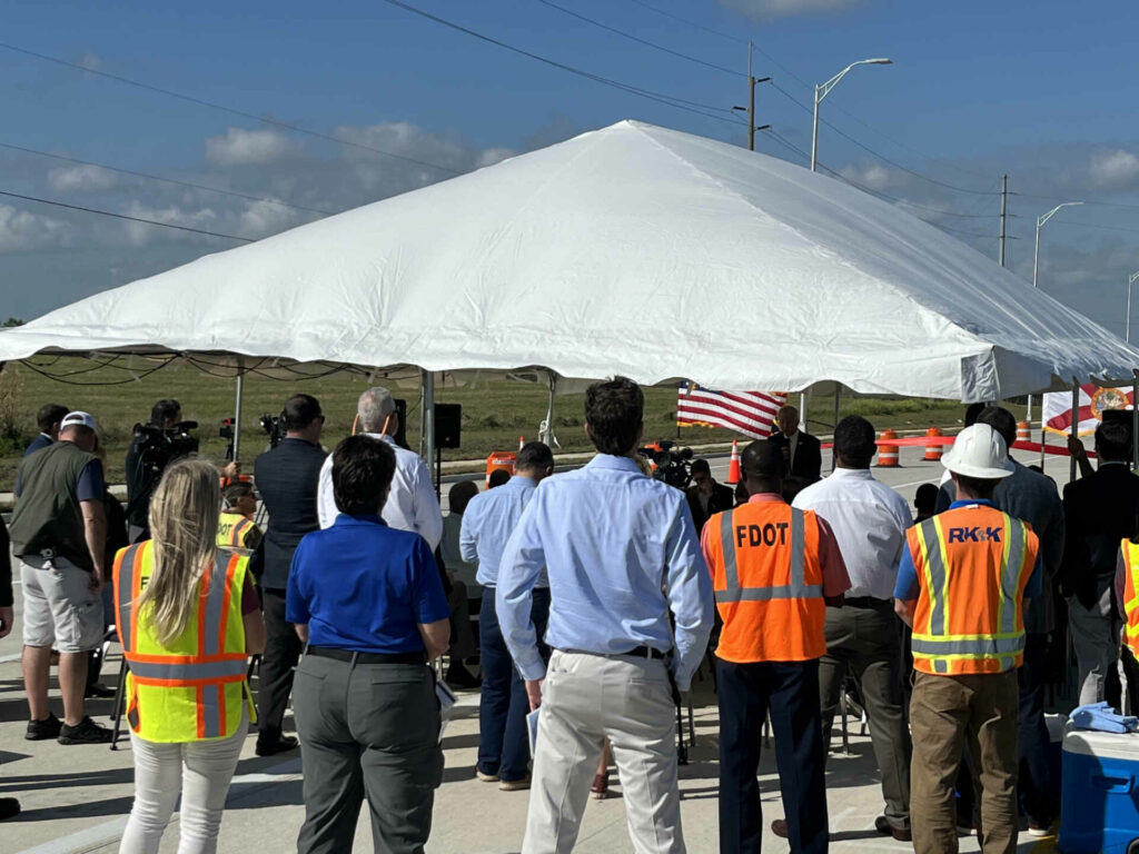 RK&K joined community and state officials for the ribbon-cutting of State Route 52 in Pasco County, Florida. RK&K was the prime consultant responsible for all Construction, Engineering, and Inspection (CEI) Services on the new section.