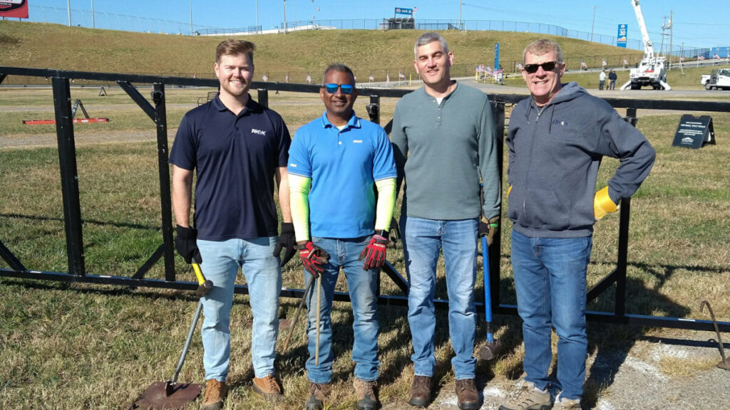 RK&K team members from our Charlotte office help set up The Wall That Heals at Charlotte Motor Speedway in Concord, North Carolina.