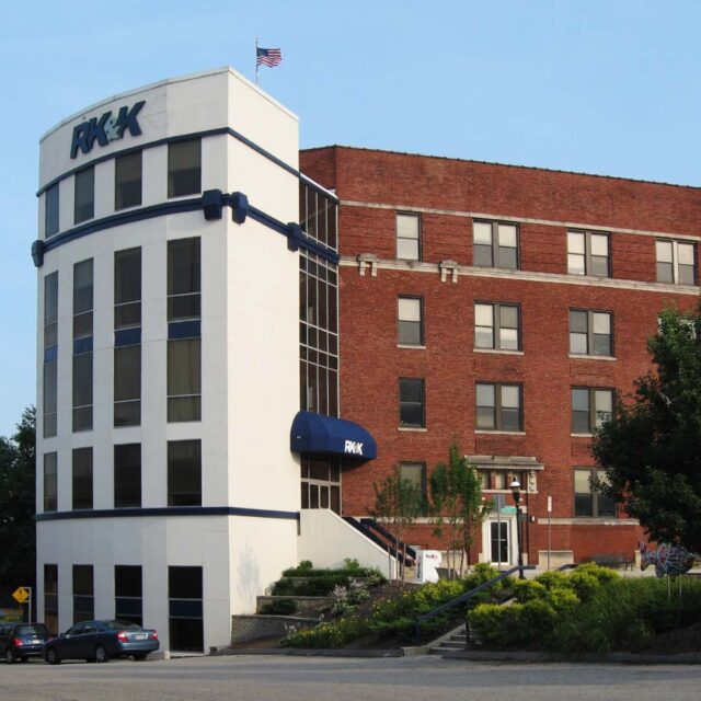 Following several booming decades, RK&K’s growth led the company to move its headquarters to 81 Mosher Street in Baltimore. (The building is now part of the Maryland Institute College of Art (MICA) campus)