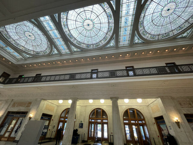 The ceiling in Penn station | Baltimore, MD