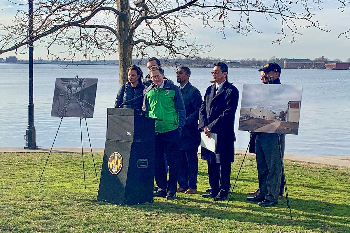 Patapsco Wastewater Treatment Plant ribbon cutting ceremony